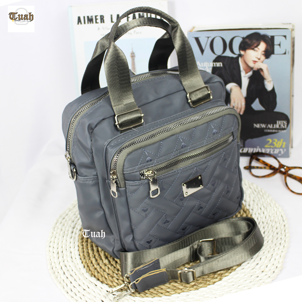 TUAH SLIMBAGS LC -74 / Tas Multi Fungsi Wanita / Tas Selempang Wanita NEW ARRIVAL / Tas Selempang 3 in 1 Longcam Crocoly Premium High quality / Tas Jinjing Wanita / Ransel Mini Wanita / Tas Wanita Koreaan Style / Tas Wanita Terbaru Kekinian &amp; Terlaris