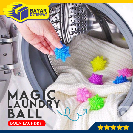 Bola Pencuci Baju Laundy Mesin Cuci Magic Laundry Laundri Ball [LANDAK]