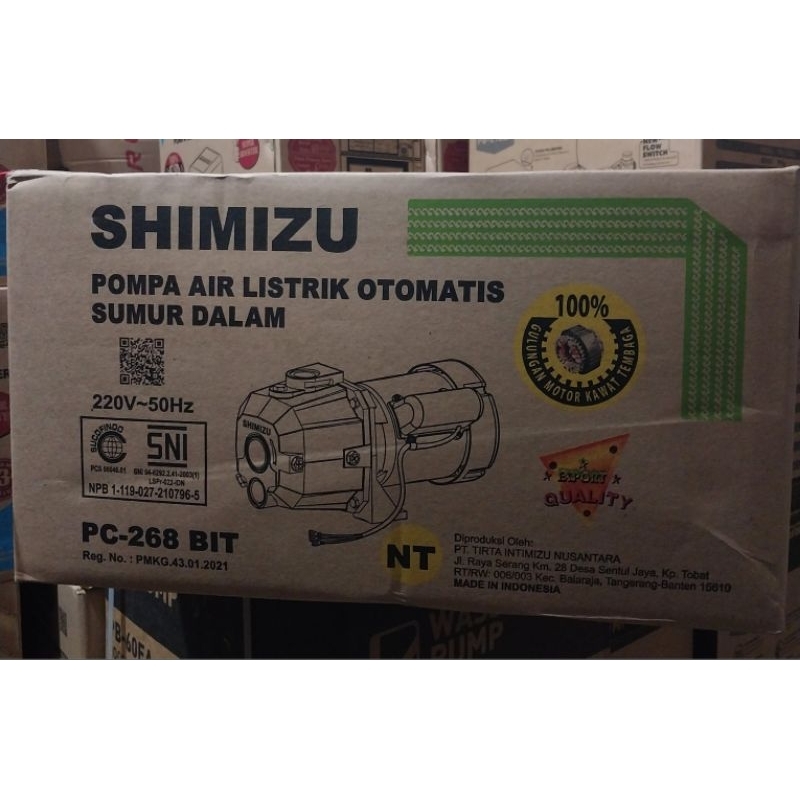 Pompa Jet Pump SHIMIZU PC 268 BIT | Tanpa Tangki Tabung