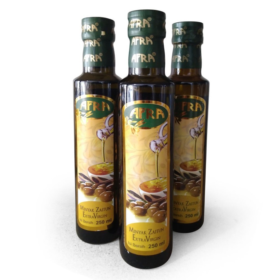 

Minyak Zaitun Afra 250ml Extra Virgin Olive Oil Untuk Perawatan Kulit