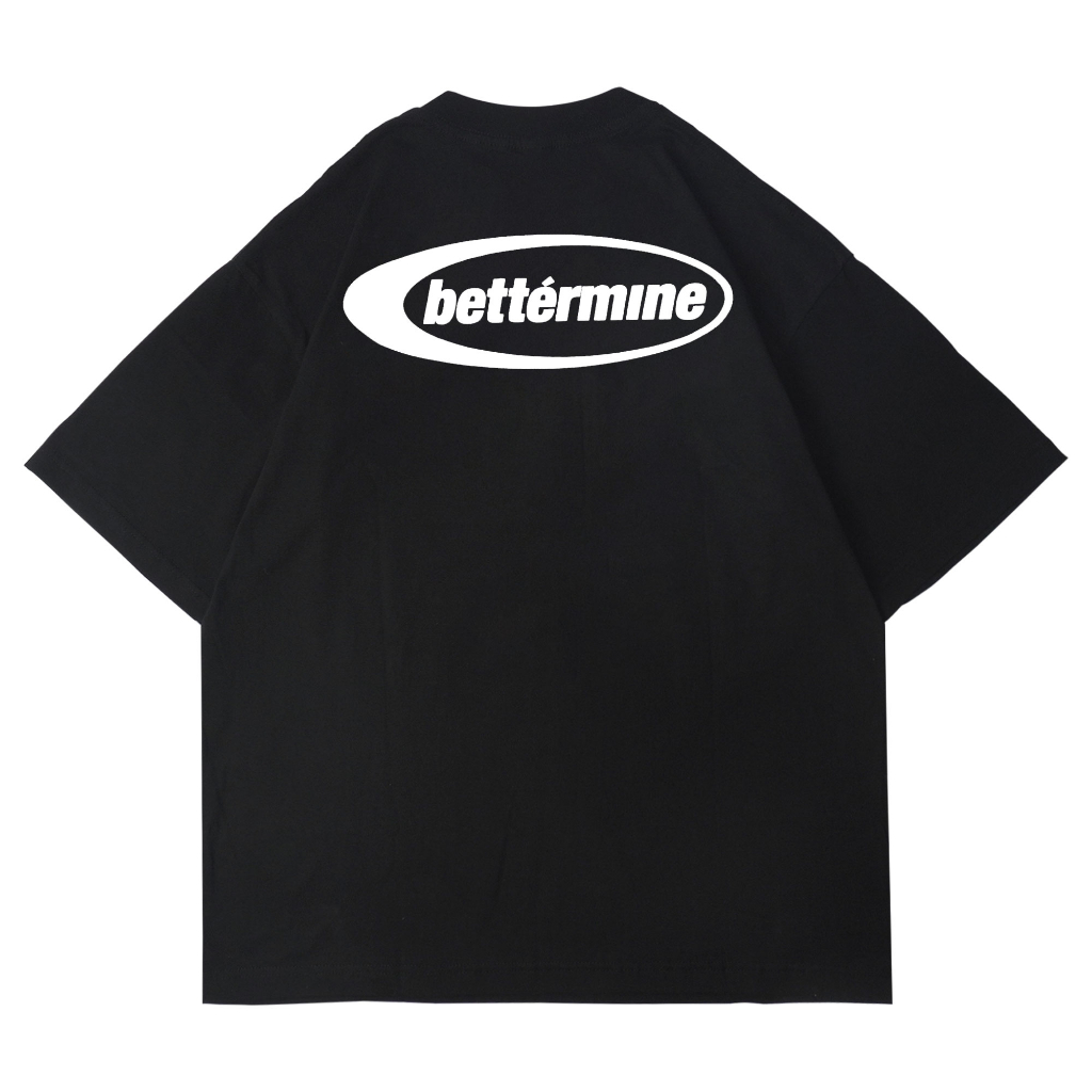 T-Shirt  | Oversize | haura | Black | Bettermine