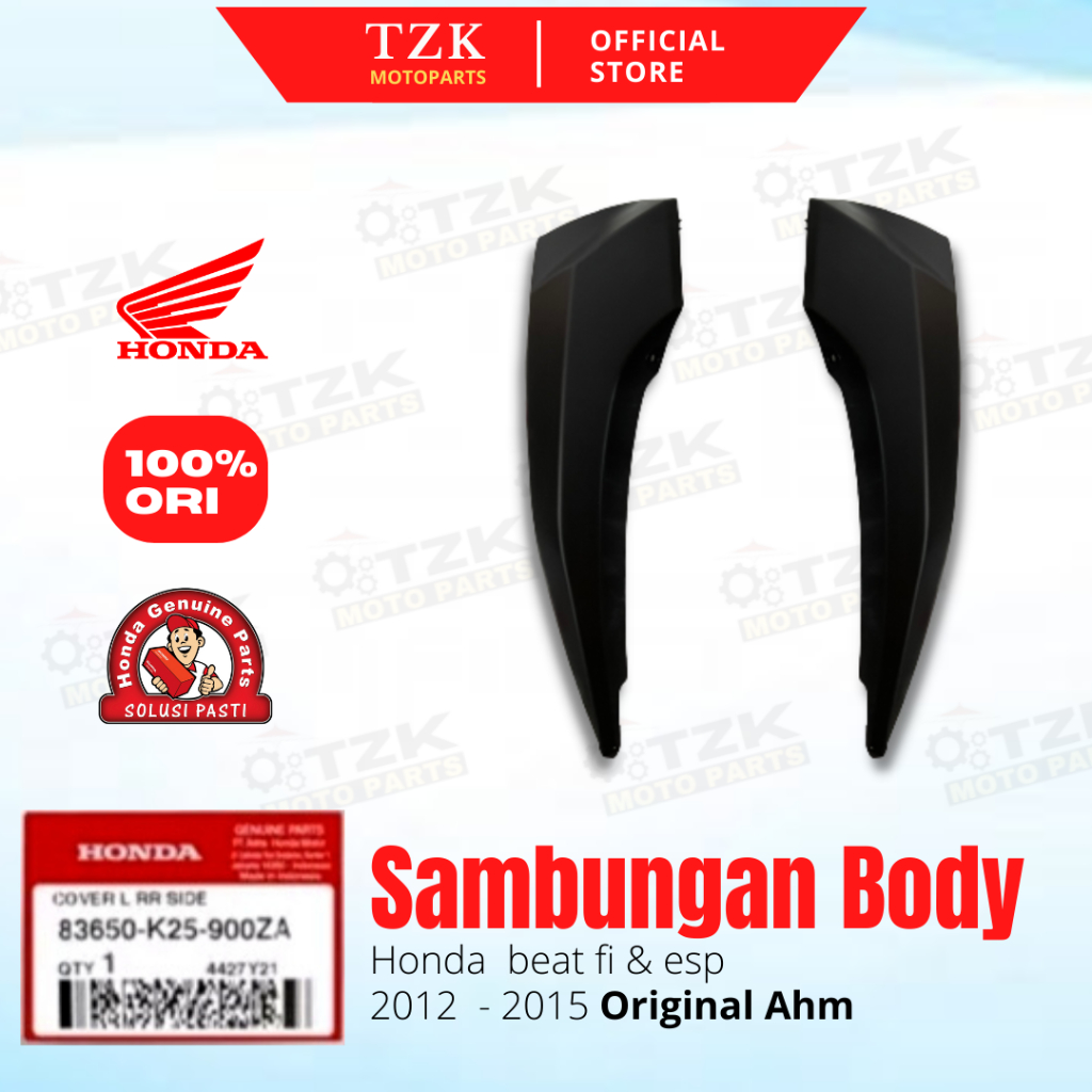 Cover Sambungan Body Bodi Belakang Samping Beat Fi 2013 2014 2015 Original