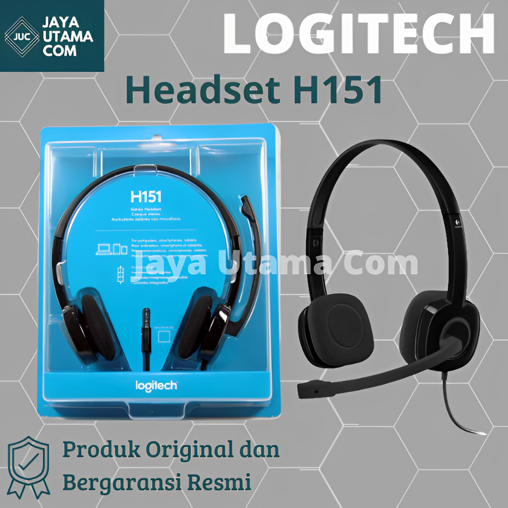 Logitech H151 Stereo Headset - Garansi Resmi