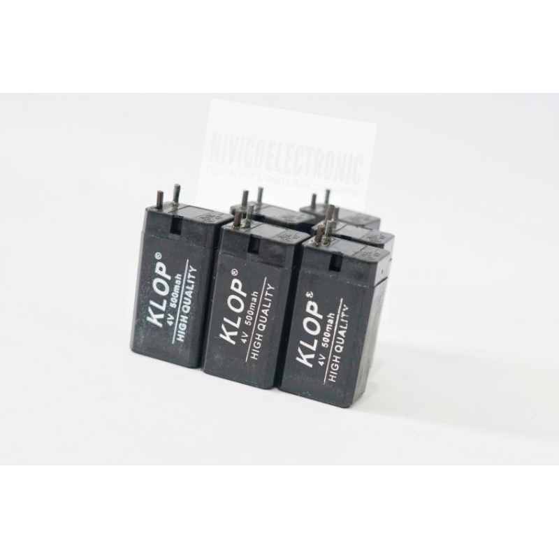 BATERAI AKI KLOP 500 MAH 4.7X 2.5X 1.8 CM