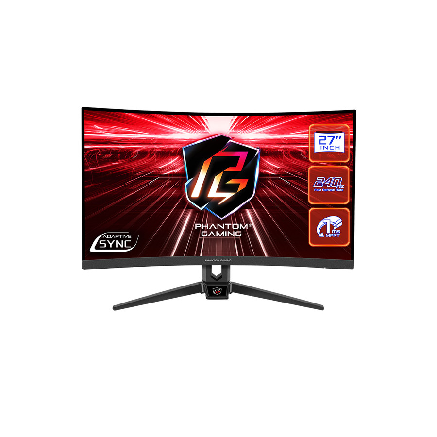 Monitor ASRock PG27F15RS1A 27&quot; Curved VA 240Hz 1ms FHD Speakers HDR10