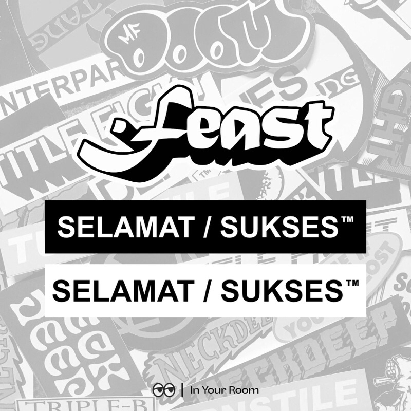 STICKER BAND FEAST | BAHAN GRAFTAC