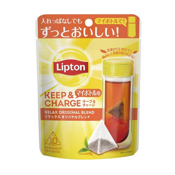 Lipton Keep &amp; Charge Relax Original Blend Pyramid Tea Bags 10 x 2 Gram