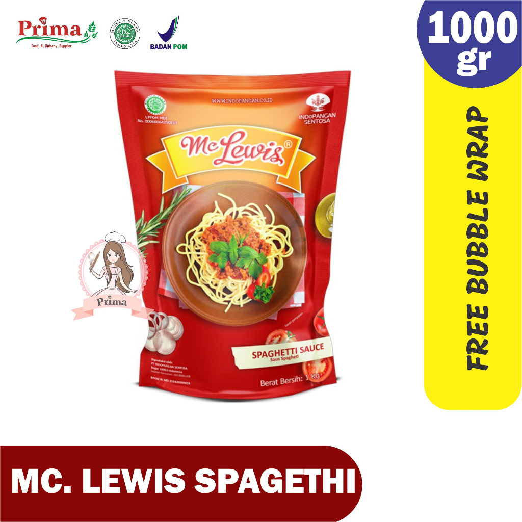 

Saus spagethi - lewis bolognese 1kg