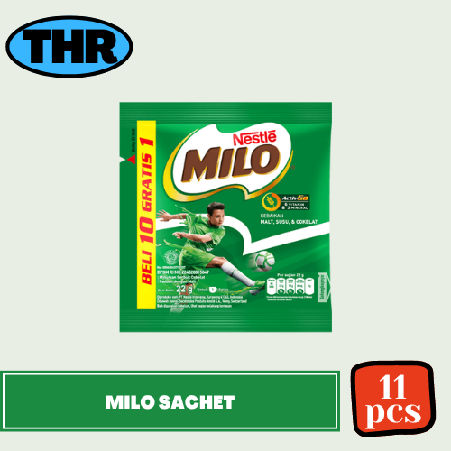 

Milo Sachet 22gr 1 Renceng isi 10pc