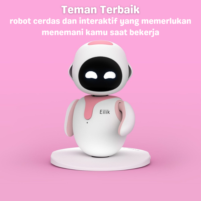 Robot Eilik / Eilik Robot / Mainan Interaktif / Robot Interaktif / Hewan Peliharaan / Robot Gemas / Robot Lucu / emotional robot / robot pintar / eilik robot bot smart desktop companion emotion / robot cilik / interactive robot / cute robot /  smart