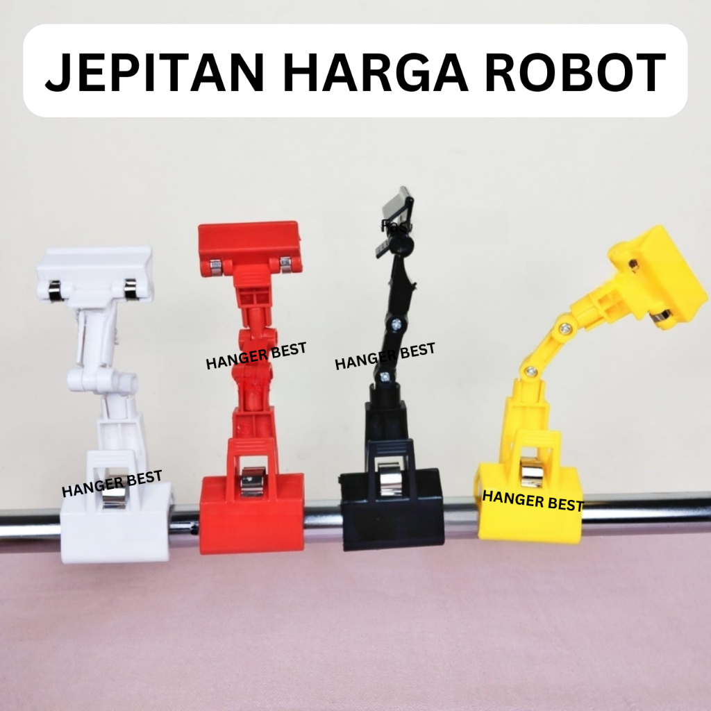 Hanger Jepitan Kertas Obral Harga / Penjepit Harga Kertas Obral Sale Harga Jepitan Harga Price Tag Obral Jualan / Jepitan Harga Robot