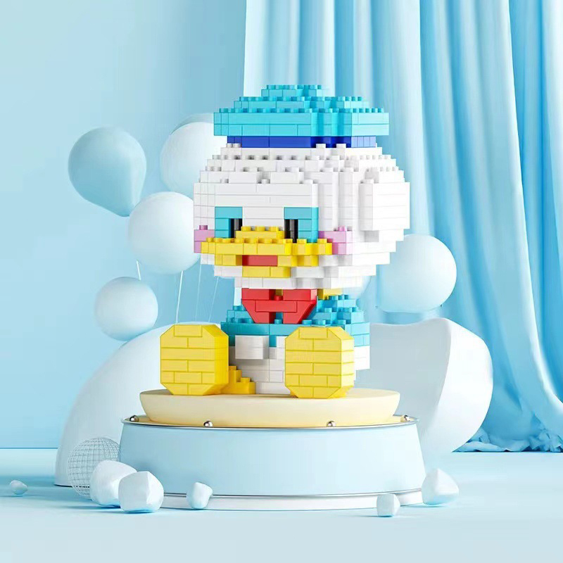 DADAWARD Mainan Balok Susun Disney LinaBell Mainan Anak Mainan Edukasi DIY 3D Puzzle Nano Block /Lego Block Mainan Susun / Kotak Susun Anak Karakter Lucu