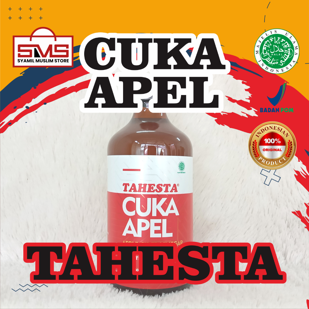 

Cuka Apel Tahesta 320ml - 100% Original Asli Fermentasi Apel