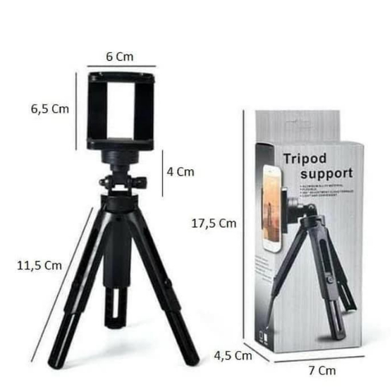 Tripod Mini Stand or Vlog 5 Level Stand Handphone Kamera Lightning Gopro 360 Derajat