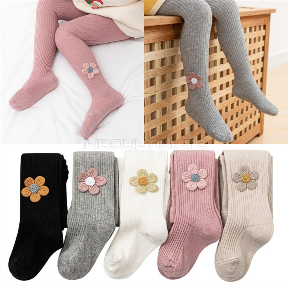 1Pcs Legging Bayi Kaki Tutup Celana Panjang Bayi Kaki Tutup Legging Tebal Legging Katun CLB-P6014 CLB-P6016 Celana Leging Bayi Baru Lahir Import Bawahan Celana Bayi