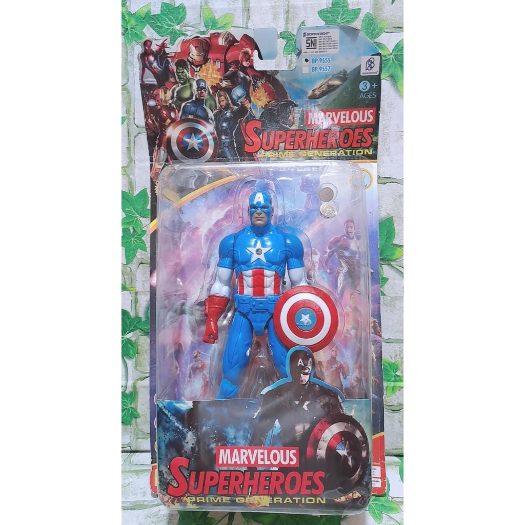 MAINAN   ACTION FIGURE SUPER HERO MARVELOUS BP9555