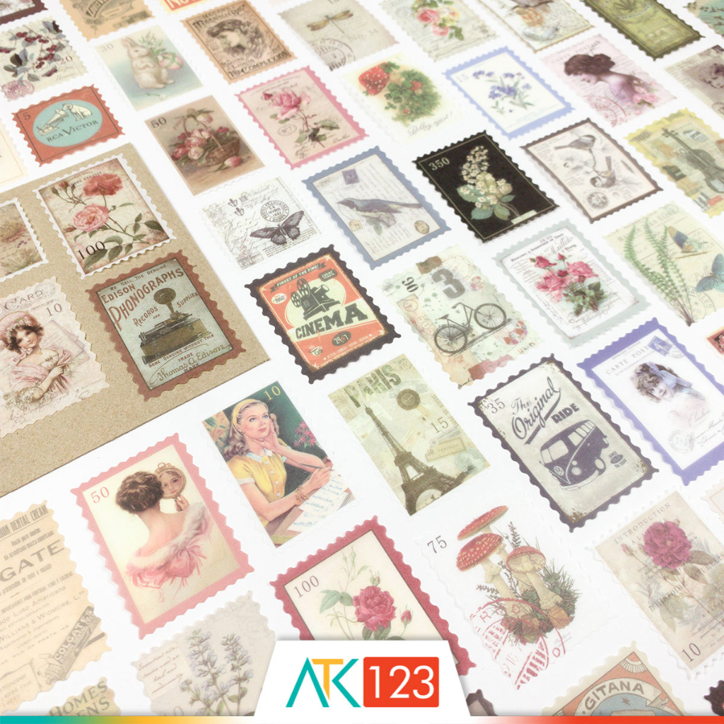 

Stiker Estetik Klasik Prangko / Perangko / Alam / Bunga / Postage Stamp / Nature / Floral / Flower / Culture / Aesthetic / Esthetic / Vintage / Classic Bujo / Journal / Scrapbook Stickers STKRFS