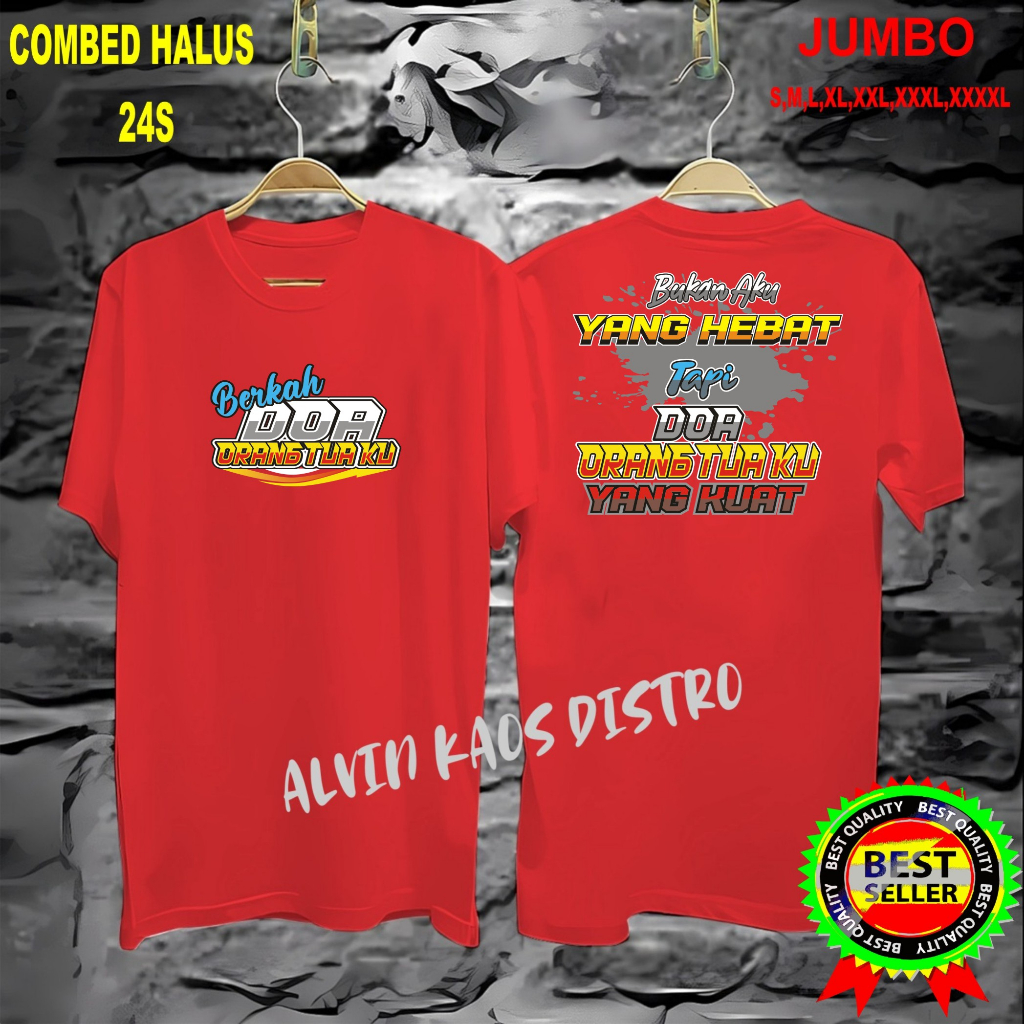 Terviral Kaos DTF db doa orangtuaku yg kuat KAOS MURAH  Kaos Putih Hitam Kaos Terlaris