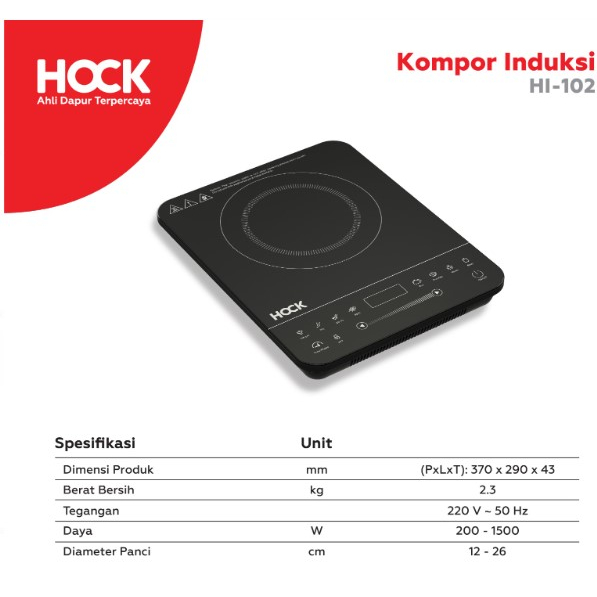 Kompor Induksi Hock HI-102