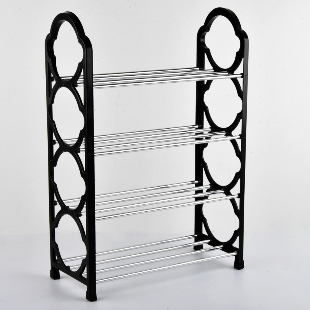 Rak Sepatu Warna 4 Susun CH104 CH828 / Rak Sepatu Sandal Organizer Serbaguna MB