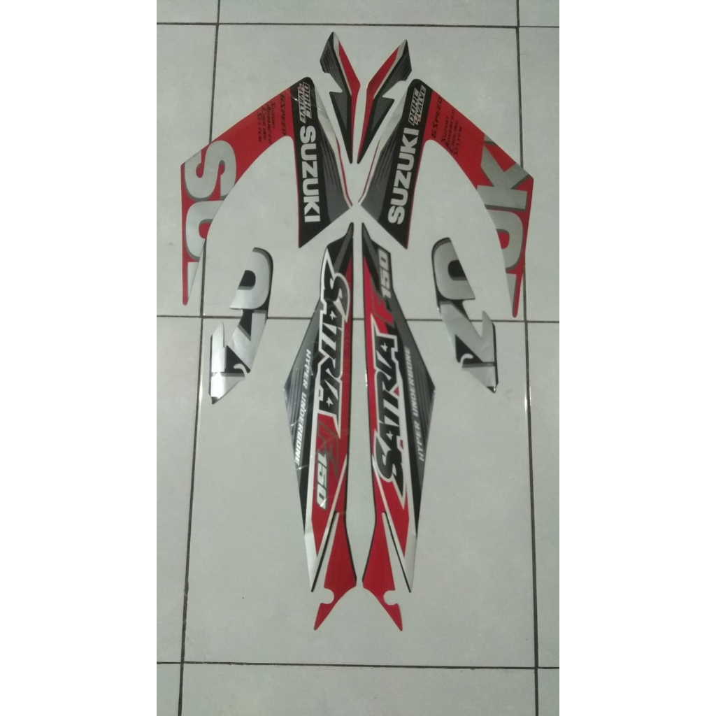 lis striping original suzuki satria fu 2015
