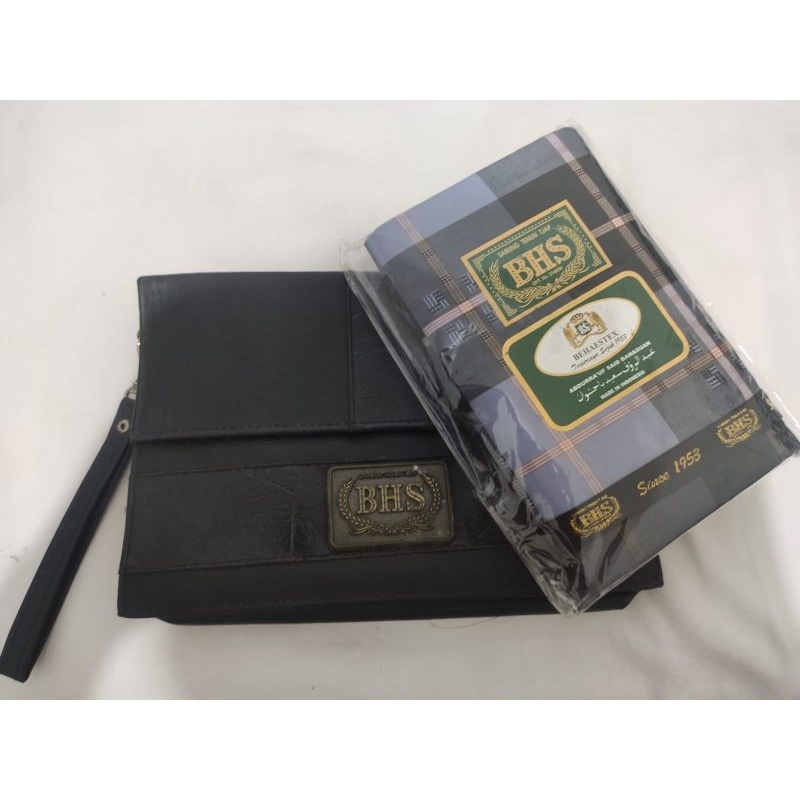 Sarung BHS CDW gold 240 Original 100% Full Sutra Dompet Kulit