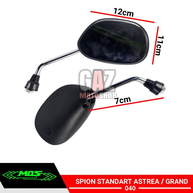 Spion Honda Astrea Legenda Grand Prima gagang Crhome Kaca Cembung Import