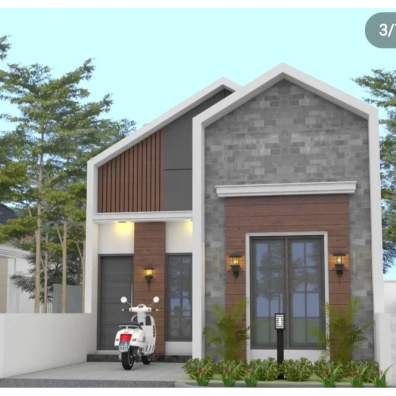 Miniatur Rumah Minimalis Tipe 36/51 Maket Rumah