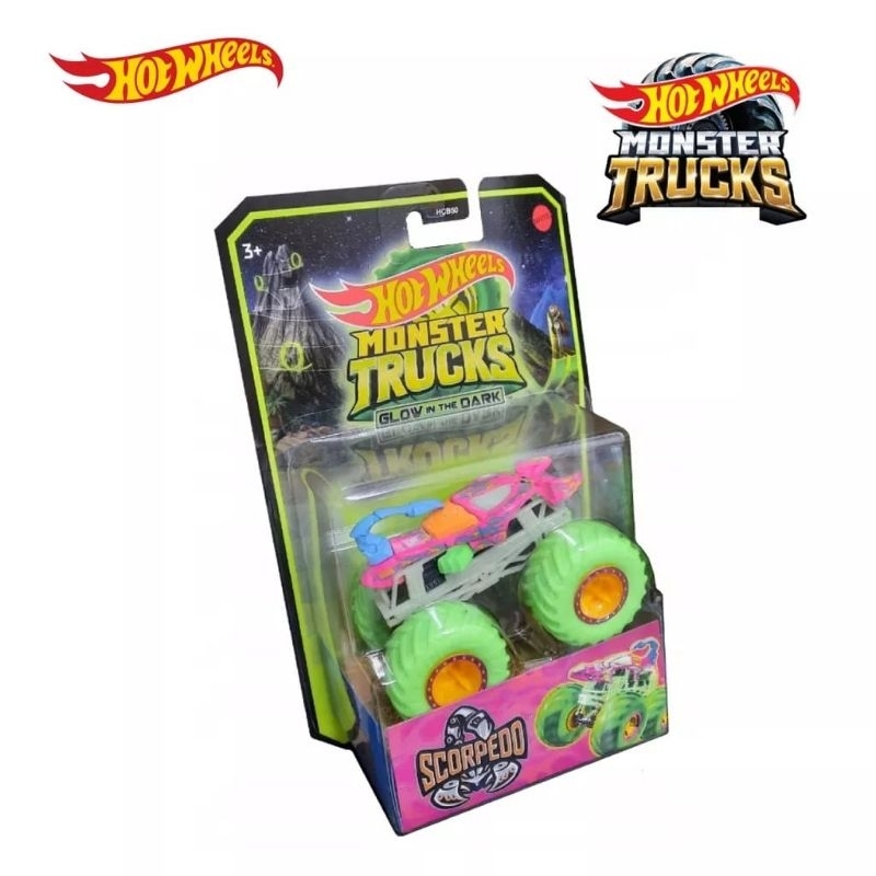 MONSTER TRUCKS GLOW IN THE DARK SCORPEDO TERBARU