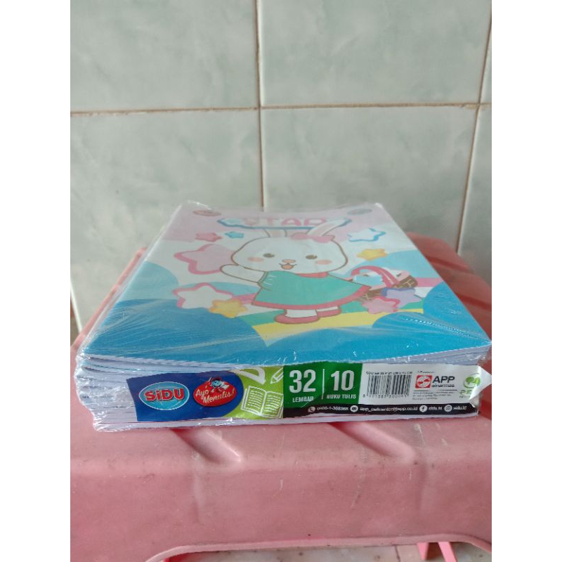 

Buku Tulis Sidu Isi 32 - 38 - 58 Lembar Murah (1 Pack Isi 10 Pcs)