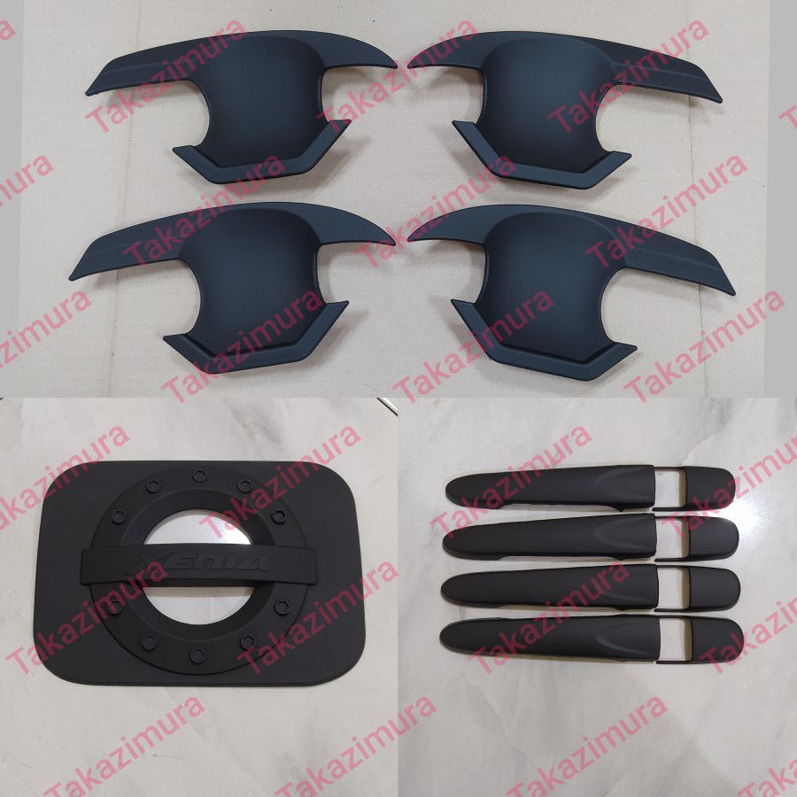 Paket Cover Handle Outer &amp; Tangki Hitam Mobil All New Xenia 2012 2013 2014 2015 2016 2017 2018 2019 2020 2021