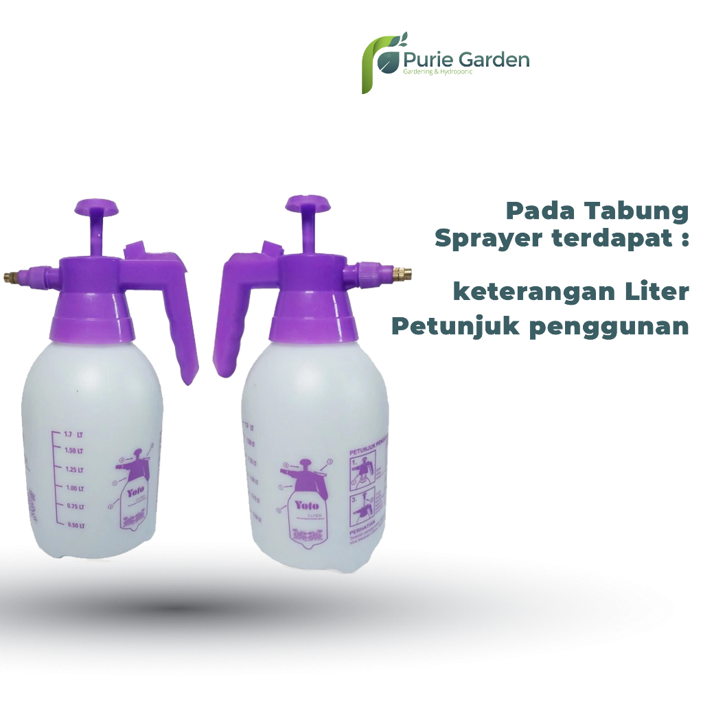 Sprayer 2 Liter Yoto Alat Semprot Hand Sprayer PG SBY