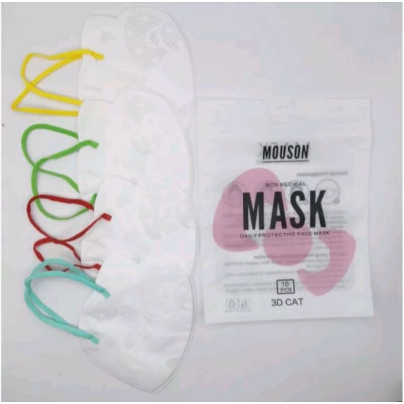 Masker Duckbill Mouson Hello Kitty Dewasa isi 10pcs