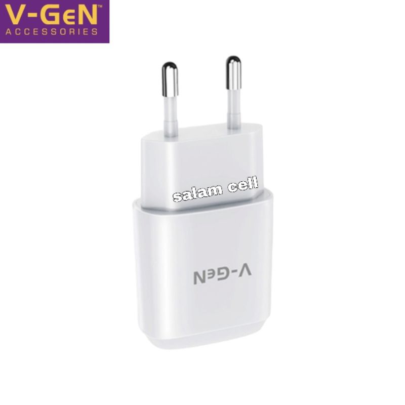 Charger Micro Usb V-GEN VTC1-15 Cocok Untuk semua HP Original Vgen Vtc1 15