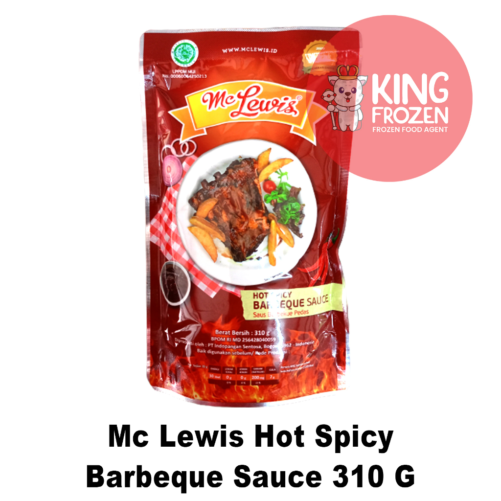 

Mc Lewis Hot Spicy Barbeque Sauce 310 G | Saus Richeese