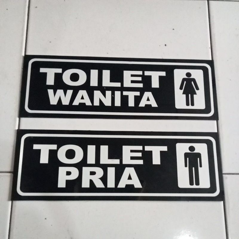 

MIKA SIGN TOILET WANITA / PRIA