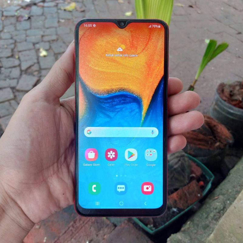 Samsung A20 Ram 3/32 4G Lte Second bekas