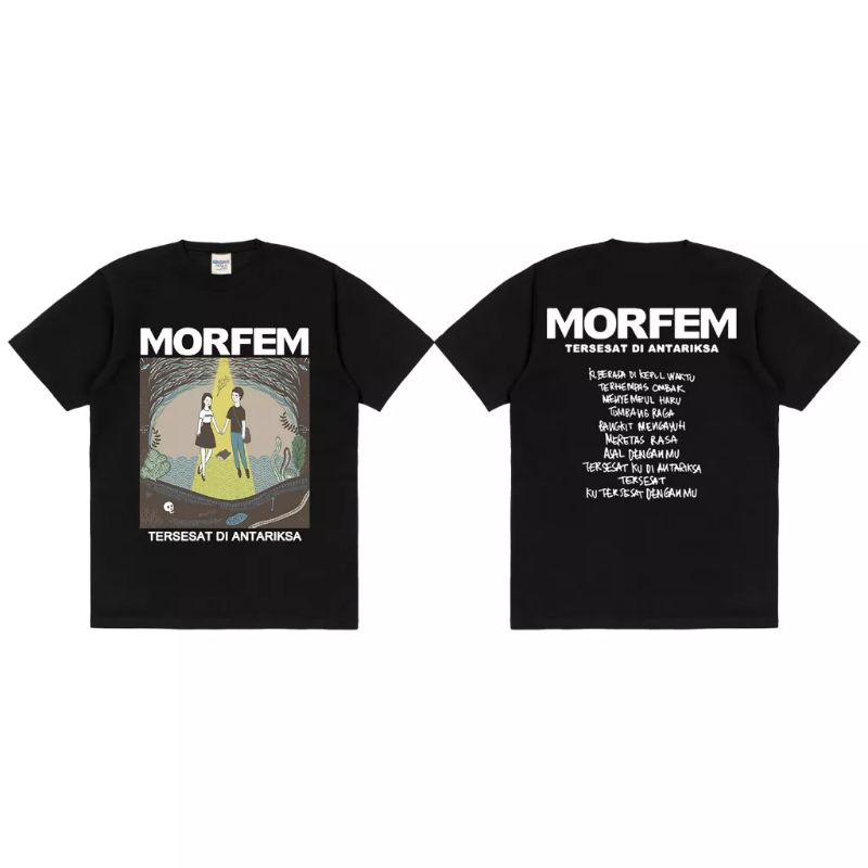 Morfem - Tersesat di Antariksa Tshirt Morfem New Merchandise - Kaos Band Morfem