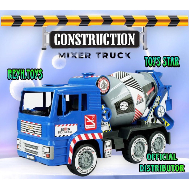 Mainan Anak Laki Laki KGP 8080 8081 8091 Mobil Konstruksi Dump Truck JUMBO / Mobil Truk Bak Pasir / 