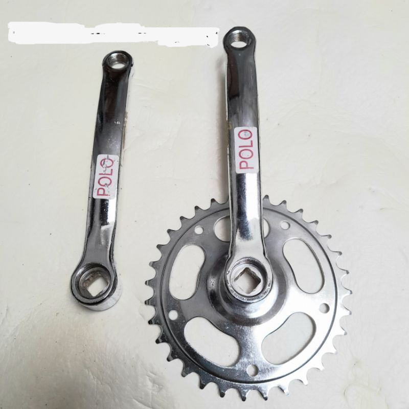 Crank piringan ger gir depan konterlis as kotak single speed sepeda mini lipat 36T CP