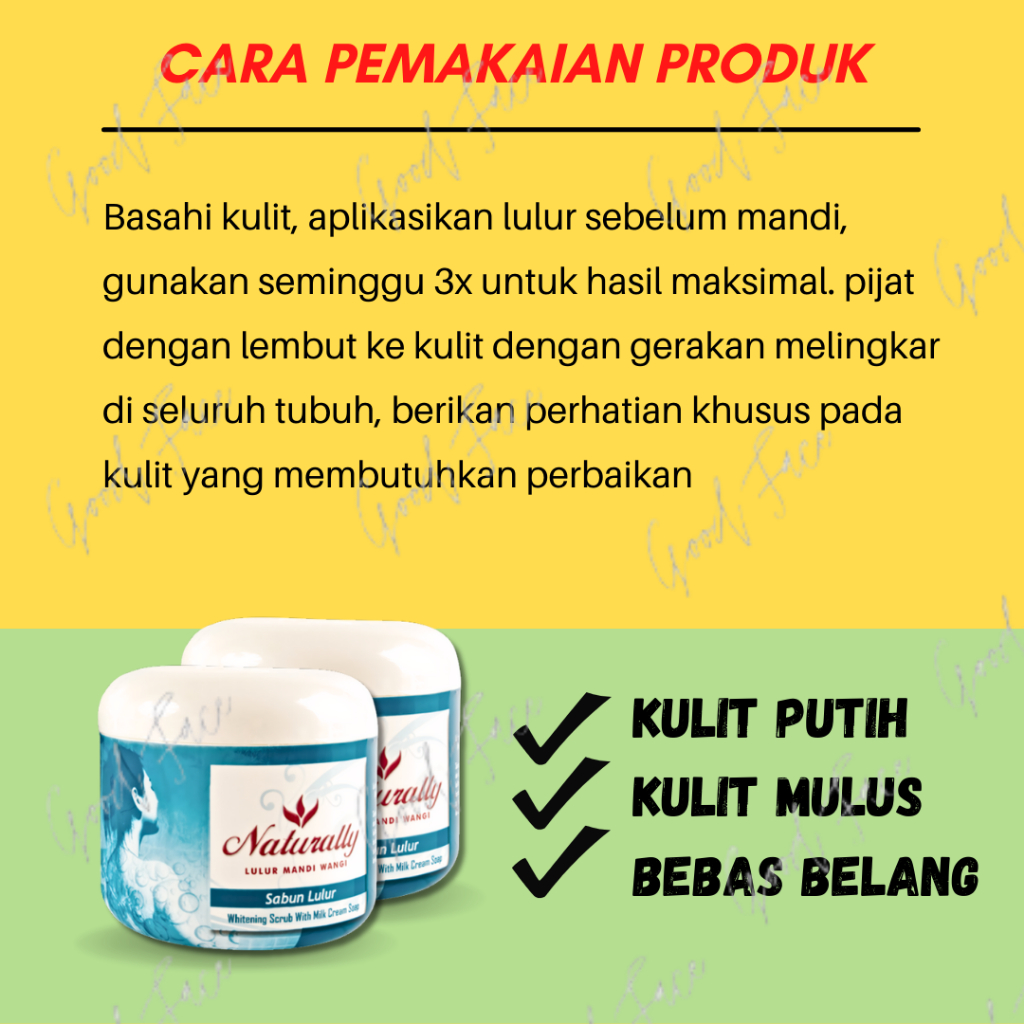 Naturally Sabun Lulur Whitening