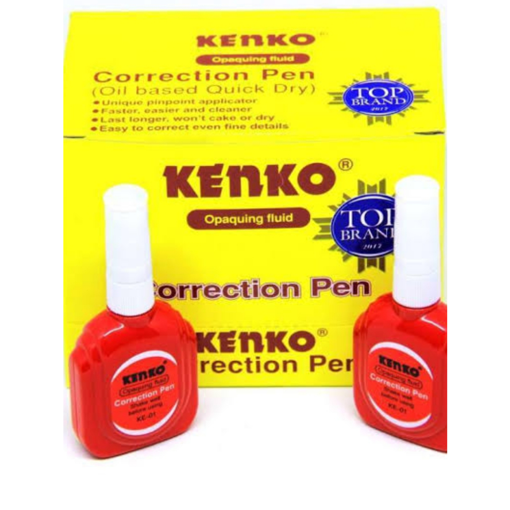 Kenko Correction Pen 1 kotak isi 12pcs  448g