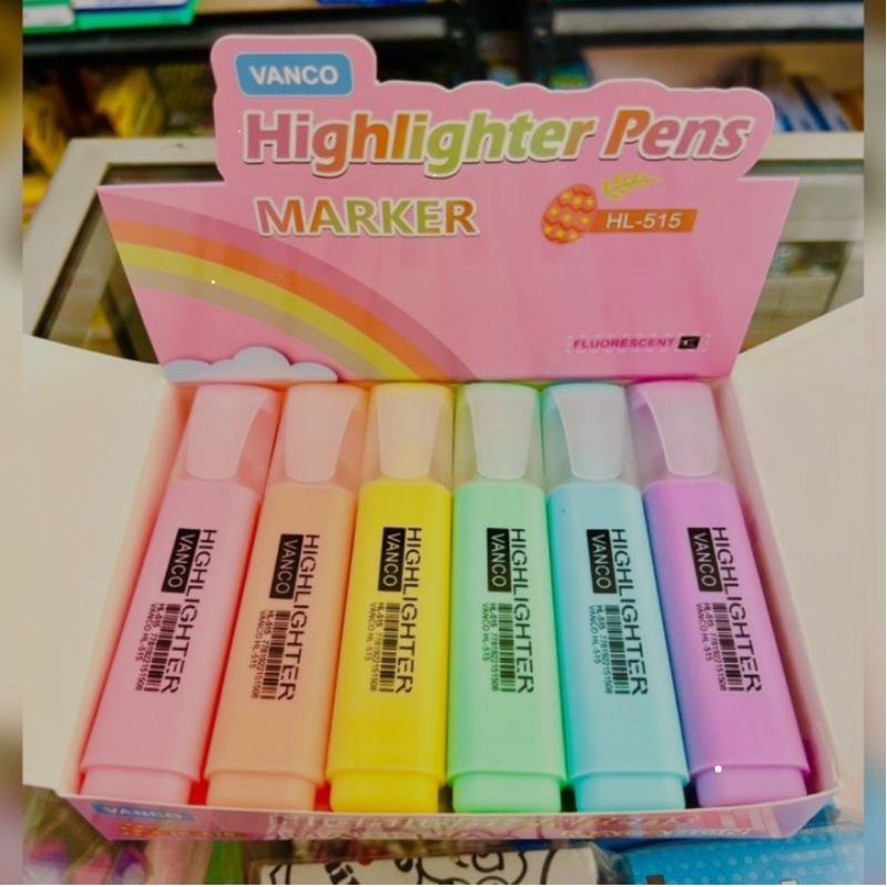 

VANCO STABILO HIGHLIGHTER PENS & HL-219 MARKER 1 PACK ISI 12