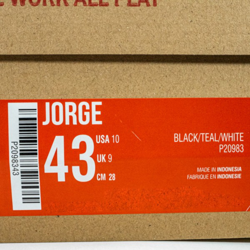 {MixaStore} Sepatu Skate Piero Jorge Black Teal White P20983 Original BNIB - 39 Murah