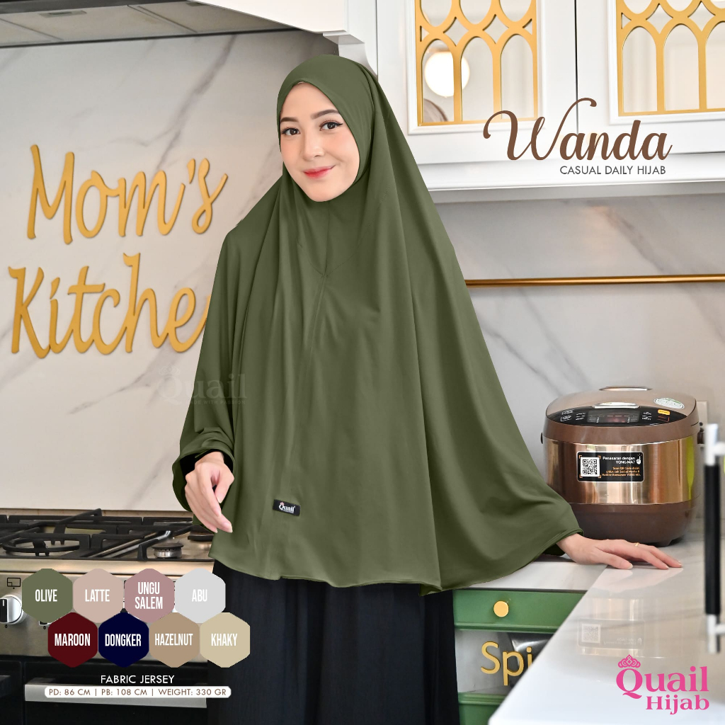 Quail Hijab - WANDA CASUAL DAILY HIJAB ORI QUAIL