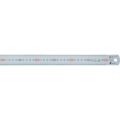 

Shinwa straight scale silver 600mm 13021