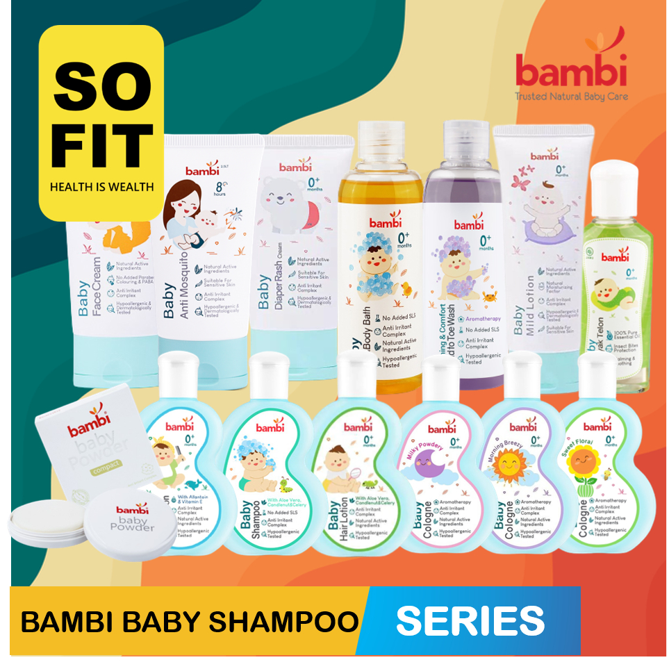 Bambi Baby Hair Gel 50ml | Styling / Bambi Gel Rambut Bayi dan Anak