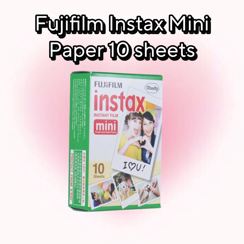 (Dream 3) (LANGSUNG KIRIM) Fujifilm Instax mini paper 10 sheets instax paper instax mini paper singl
