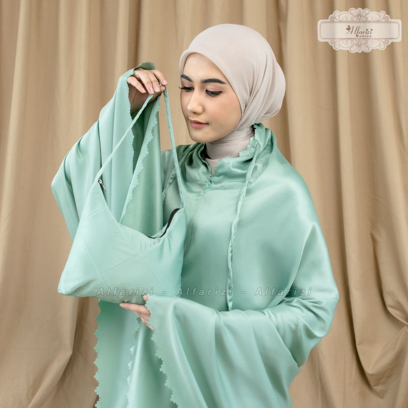 Mukena Dewasa Daily 2in1 Sutra Silk Lasercut Premium