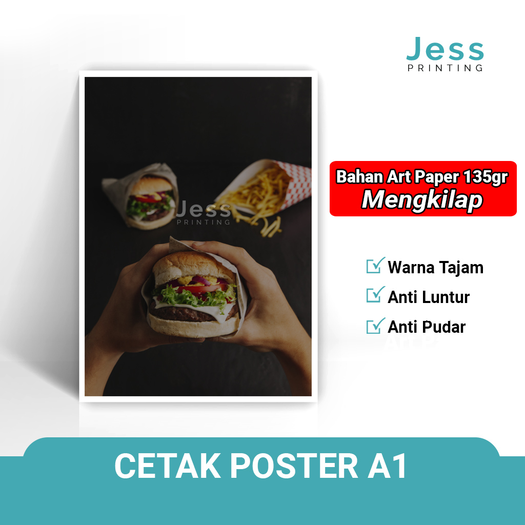 

Print Cetak Poster Besar Ukuran A1 Bahan Art Paper 135gsm Warna Tajam Anti Pudar Murah